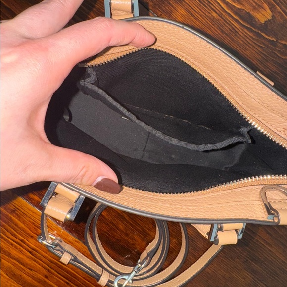 Rebecca Minkoff Women's Micro Regan Leather Satchel - Tan - Like New - Picture 10 of 11